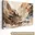 Abstracte verf, Beige