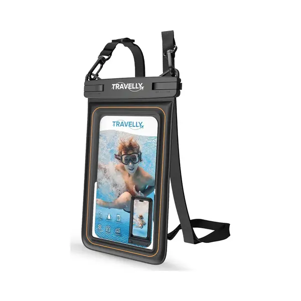 Travelly® Luxe Waterproof Phone Case - Universelle Unterwassertasche Für Smartphone - Geeignet Für Alle Handys - Drybag - Für Urlaub, Schwimmen & thumbnail