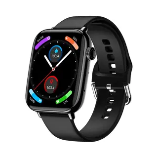 Nuvance - Smartwatch Für Männer Und Frauen Mit Bluetooth - IP68 Wasserdicht - Geeignet Für Alle Smartphones - Schrittzähler Und Herzfrequenzmesser