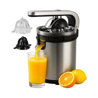 AoraKitchen Citruspers - Sinaasappelpers Elektrisch - 600ML - Citroenpers - 160W - Sapcentrifuge - 2 Perskegels
