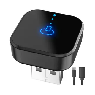Nuvance CarPlay Dongle - Bluetooth Dongle - CarPlay Draadloos - Usb & Usb C - Geschikt Voor Android Auto & CarPlay
