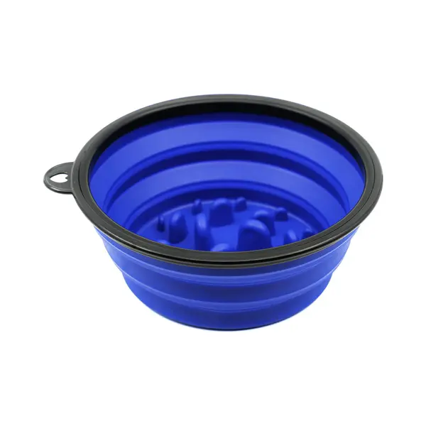 Oz Pets Opvouwbare Slow Feeder Hondenbak Ø18cm - Anti-schrokbak Voor Honden & Katten - Voor Kleine & Middelgrote Huisdieren thumbnail