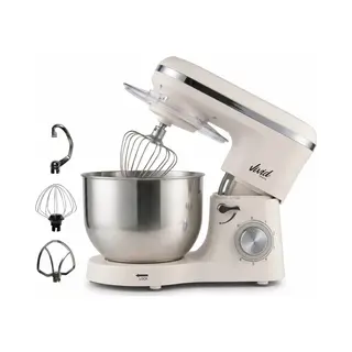 Vivid Green 2000W Keukenmachine - Keukenrobot - 6.2L - Keukenmixer - Mixer Met Mengkom - Creme