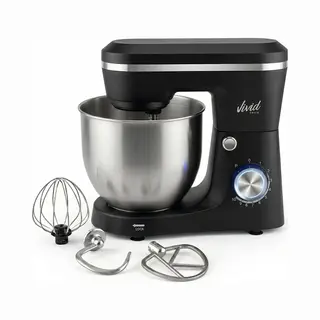 Vivid Green Keukenmachine - Compact - Keukenrobot - 3.8L - Keukenmixer - Mixer Met Mengkom - Zwart