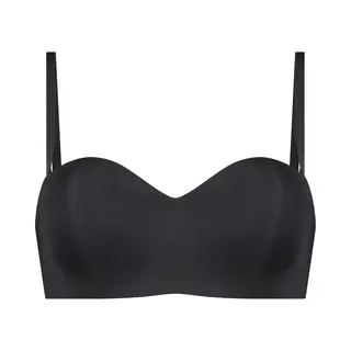 Hunkemöller Dames Lingerie Voorgevormde Strapless Beugel-bh Smooth - Zwart - Maat C85
