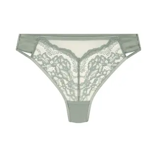 Hunkemöller Dames Lingerie String Briar - Groen - Maat S