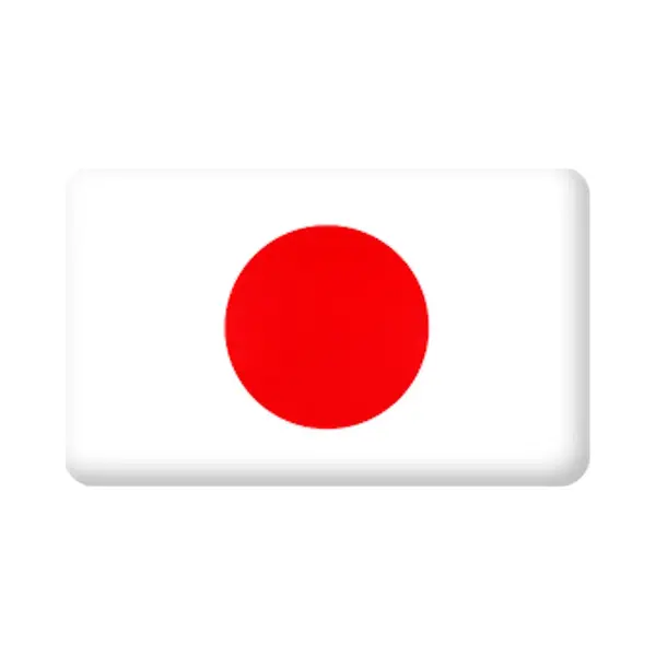 Mini Vlag Sticker - Autostickers - Autosticker Voor Auto - 5 Stuks - Bumpersticker - Japan thumbnail