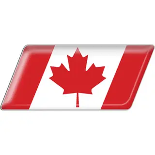 Vlag Sticker - Autostickers - Autosticker Voor Auto - Bumpersticker - Canada