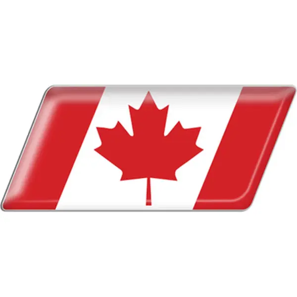 Vlag Sticker - Autostickers - Autosticker Voor Auto - Bumpersticker - Canada thumbnail