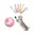 Rollende bal Roze