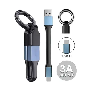 Ainy - Mini Usb C Sleutelhanger | Gadgets Keychain Tool | Geschikt Voor Iphone Vanaf 15 Pro Max | Auto Sleutelhangers Voor Volwassenen | Oplaadkabel