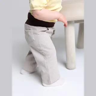 RobyKris Baby Broek - Katoen - Beige - Maat 80-86
