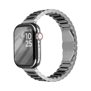 Strap-it Premium Titanium Band - Geschikt Voor Apple WatchSeries 1/2/3/4/5/6/7/8/9/10/11/Se/SE2/SE3/Ultra (2/3) - Afmetingen 42mm / 44mm / 45mm / 49mm