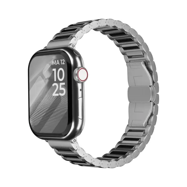Strap-it Premium Titanium Band - Geschikt Voor Apple WatchSeries 1/2/3/4/5/6/7/8/9/10/11/Se/SE2/SE3/Ultra (2/3) - Afmetingen 42mm / 44mm / 45mm / 49mm thumbnail