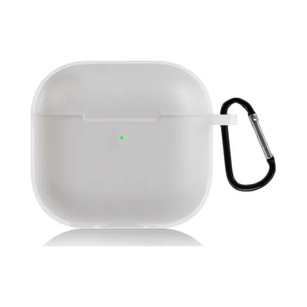 ShieldCase Siliconen Hoesje Geschikt Voor Airpods 4 - Siliconen Case Voor Apple Airpods 4 Case Hoesje - Transparant thumbnail