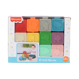 Fisher-Price Baby 10 Zachte Blokken Baby's First Blocks