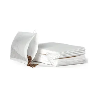 Ecorare - Theezakjes Voor Losse Thee - Lege Theezakjes - 100 Stuks - 6x8 Cm - Doorzichtig