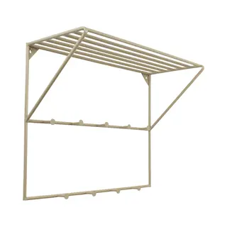 LOFT42 Jasmin Kapstok – Beige – Metaal – 9 Haken - 60x80x32