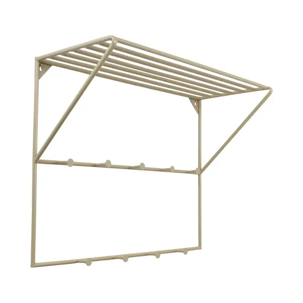 LOFT42 Jasmin Kapstok – Beige – Metaal – 9 Haken - 60x80x32 thumbnail
