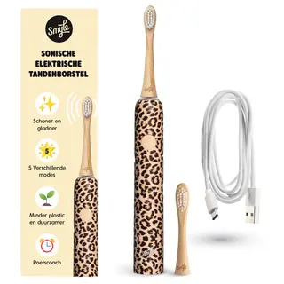 Smyle Schallzahnbürste Mit Drucksensor – Elektrische Zahnbürste Mit 4 Monate Akku, 40.000 Vibrationen/min, 5 Modi, Timer, Usb-C, 2 Bürstenköpfe,