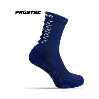 Prostec Gripsokken - Gripsokken Voetbal - Grip Socks - One Size - Anti Slip - Gripsokken Navy Blue