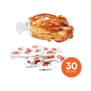 Yugn Braadzakken 30 Stuks - Oven En Magnetron Kookzakken 38×24 Cm - Inclusief Sluitstrips - Met EBook