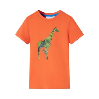 Vidaxl Kinder-t-shirt Hellorange 116