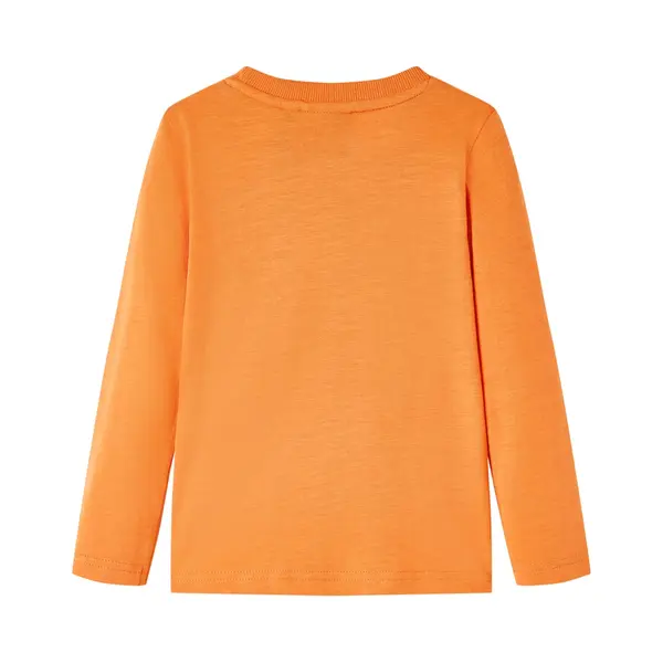 VidaXL Kinder-Langarmshirt Dunkelorange 104 thumbnail