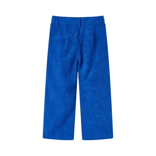 VidaXL Kinderhose Cord Cordhose Hose Thermohose Kordhose Winterhose Kobaltblau 128 thumbnail