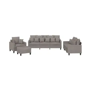 VidaXL 3201647 Wohnzimmermöbel-Set Graubraun