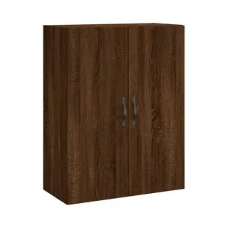 VidaXL - Wandkast - 69, 5x34x90 - Cm - Bewerkt - Hout - Bruin - Eikenkleur