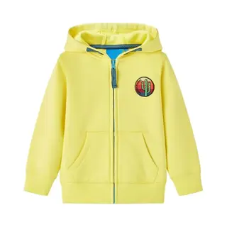 Vidaxl - Kinder-kapuzenpullover Mit Reißverschluss Hellgelb 128 43585