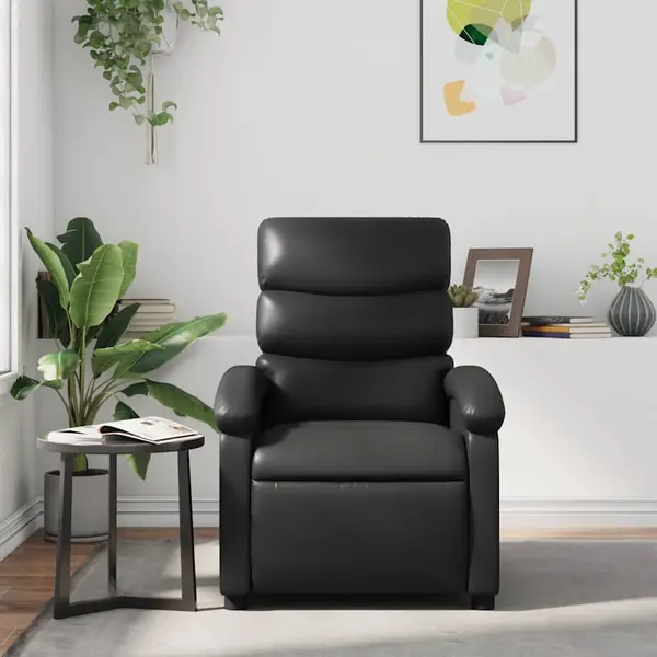 VidaXL Relaxsessel Schwarz Kunstleder thumbnail