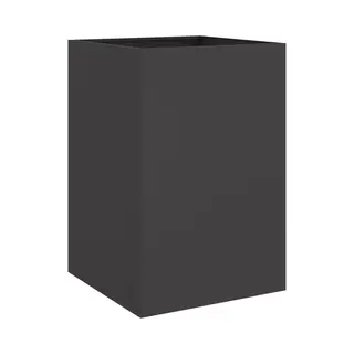VidaXL Pflanzkübel Schwarz 52x48x75 Cm Stahl