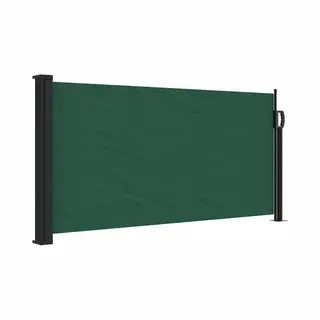 VidaXL Seitenmarkise Ausziehbar Dunkelgrün 100x300 Cm