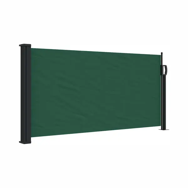 VidaXL Seitenmarkise Ausziehbar Dunkelgrün 100x300 Cm thumbnail