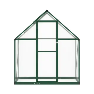 Vidaxl - Greenhouse With Base Frame Green 169x58x195 Cm Aluminium