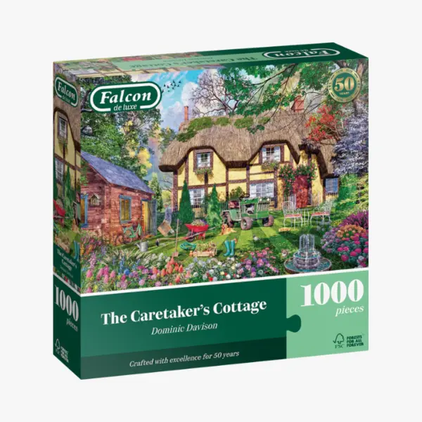 Falcon 1110500186 - Jumbo Puzzel 1.000 St. - Thema, The Caretaker's Cottage thumbnail