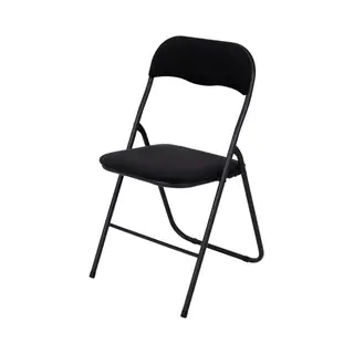 Brixy Klappstuhl Samt - Esstisch Stuhl - 43 X 47 X 80 Cm - Schwarz