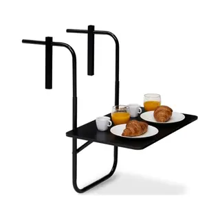 Brixy Infinity Goods Balkontisch - Klappbar - 40 X 60 Cm - Verstellbar - Hängetisch