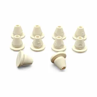 Fixem 10x Aanslagdopjes Wit – Rubber Deurbuffer & Kozijnbuffer – Duurzame Bescherming Tegen Stoten – Dunne 2mm Stootrand – Geruisloze Sluiting