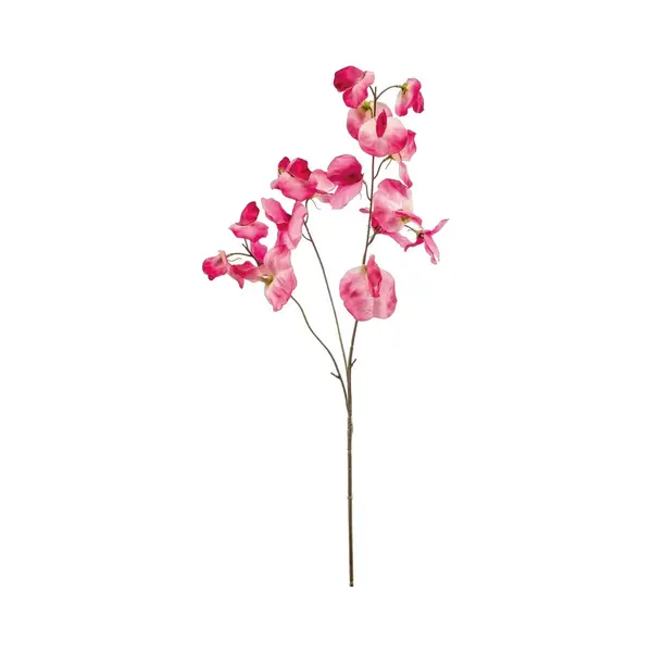 Kunstbloemen - Zijde Bloemen - Nep Bloemen Luxe Bloemen - Lathyrus 75 Cm - Natuurlijk Bloemen thumbnail