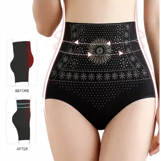 Cheaperito Corrigerend Ondergoed Voor Dames | Heupliftende Bodyshaper I Tailletrimmers I Corrigerend Slipje | Correctie Buik Ondergoed | Maat M I Zwart