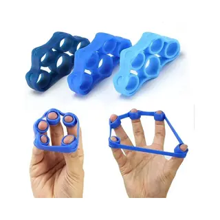 Cheaperito Vingerstretcher Siliconen | Vingergripper | Vinger Training I Weerstandband Vinger Training I Grip Training I Blauw