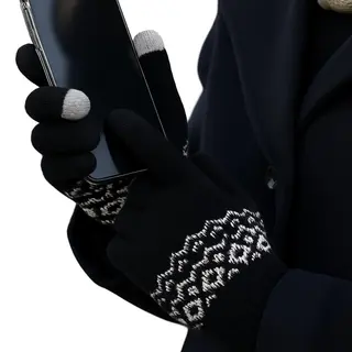 Cheaperito Touchscreen Winter Handschoenen I Wanten I Touch Tip Gloves I Uniseks I One Size I Zwart