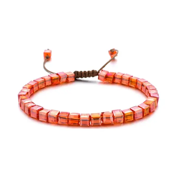 Sorprese Armband - Ibiza - Oranje - Verstelbaar - Cadeau - Model C thumbnail