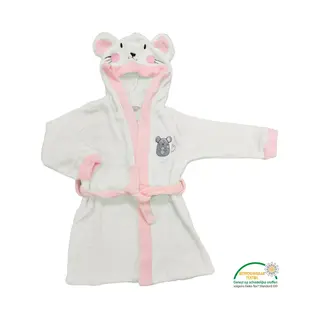 Sorprese Soft - Badjas Kind - Maat 98/104 - Muis - Ultra Zacht En Warm - Microvezel - Badjas Kinderen - Oeko-Tex Standard 100 - Cadeau
