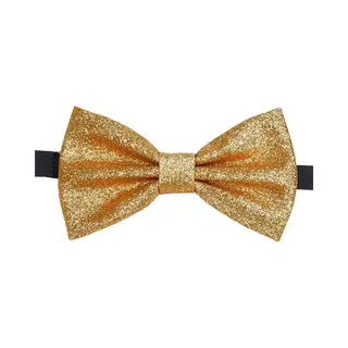 Sorprese Vlinderdas - Chique Goud Glitter - Voorgestrikt - Vlinderstrik - Strik - Strikje