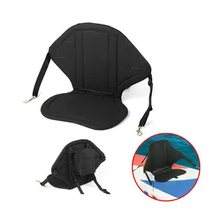 Best Active Sup Zitje - 27x42x41 Cm - Comfortabele Opvouwbare Sup Stoel Met Rugleuning - Lichtgewicht Kajak Stoel Met Verstelbare Straps & Opbergvak -