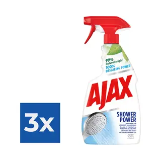 Ajax Spray Shower Power - 750 Ml - Voordeelverpakking 3 Stuks